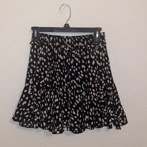 Ruffle mini skirt
